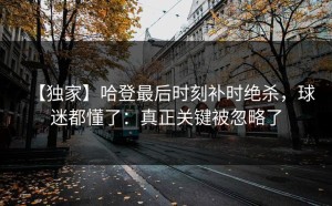 【独家】哈登最后时刻补时绝杀，球迷都懂了：真正关键被忽略了