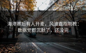 海港赛后有人开麦，风波直指助教：数据党都沉默了，还没完
