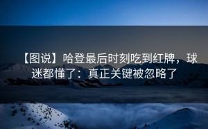 【图说】哈登最后时刻吃到红牌，球迷都懂了：真正关键被忽略了